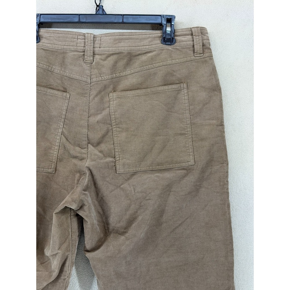 KUT From The Kloth Women Sienna Wide‎ Leg Corduroy Pants Khaki Size 16 - Picture 8 of 14